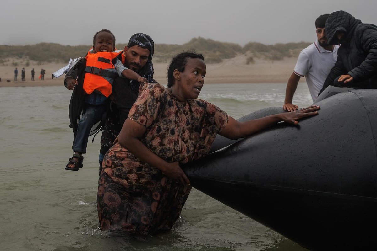Another difficult morning on the shores of Northern France. <a href="/GettyImages/">Getty Images</a>