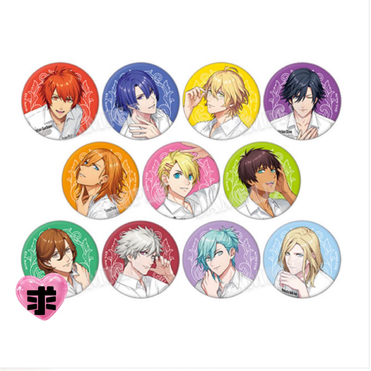 【仮約束 交換】うたプリ グラショ グランドショップ 缶バ
缶バッジ フレグランス

求 嶺二
譲 音也 真斗 那月 トキヤ レン 翔 セシル 蘭丸 藍 カミュ

80~100購入予定
現地で希望数購入出来なかった場合、通販で追加購入します