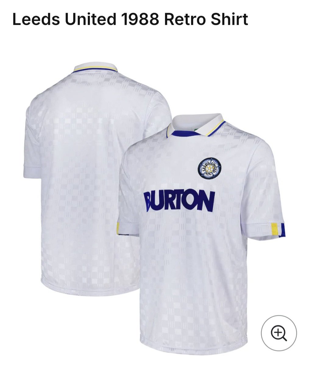 Retro range in the club shop 🤤🤤🤤

Being picky I'd prefer the Top Man sponsor as it was our promotion shirt. 
Ordered tho !! 👌👌 #LUFC #MOT