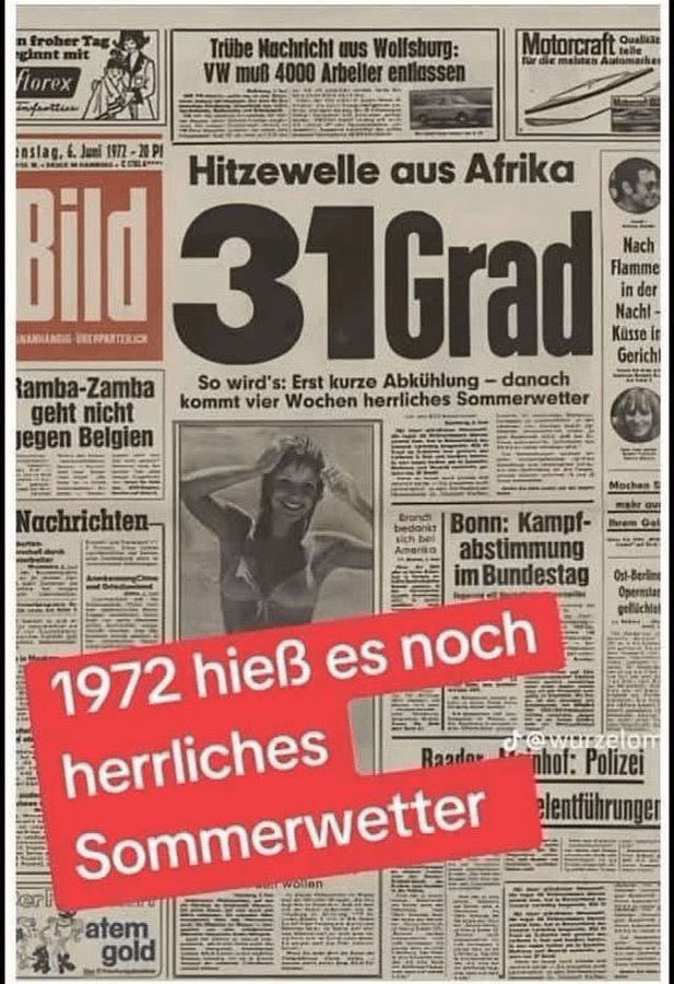 So ändern sich die Zeiten.😜