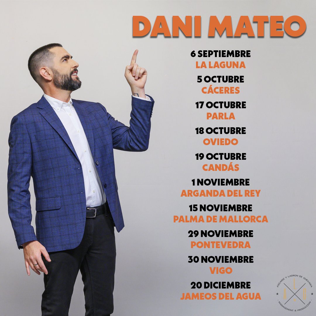 ALG Management (@algmanagement) on Twitter photo On the road
☝️ Consigue tus entradas en lnk.bio/alg_management
#entretenimiento #cultura #humor #comedia #monólogo #gira #teatro #ALG #humorenvivo #StandUpComedy <a href="/DaniMateoAgain/">Dani Mateo 🤘🏼</a> On the road
☝️ Consigue tus entradas en lnk.bio/alg_management
#entretenimiento #cultura #humor #comedia #monólogo #gira #teatro #ALG #humorenvivo #StandUpComedy <a href="/DaniMateoAgain/">Dani Mateo 🤘🏼</a>