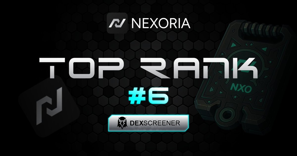 Don’t blink. $NXO just cracked the Top#6 on DexScreener🚨
dexscreener.com/solana/GqJK2CW…