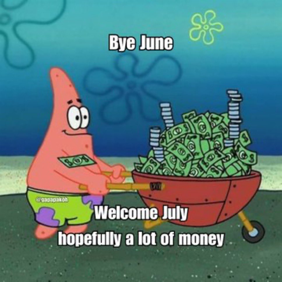 Gm 

You're about to see a crazy flow of money in July.Affirm this now.