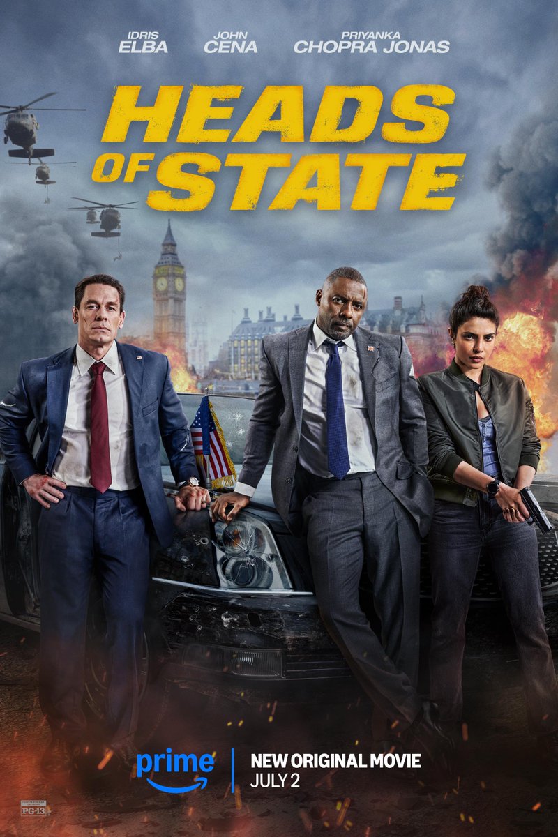 davidmenkin's tweet image. Heads of State. 
Bonkers. 
Fun. 
Out now. 
I&apos;m in it.
