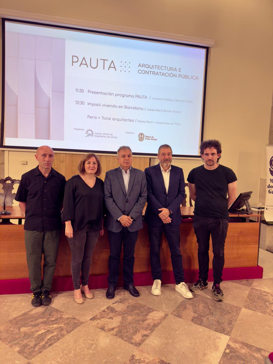 Colexio de Arquitectos de Galicia (@arquitectoscoag) on Twitter photo Presentación no <a href="/MuseodoPobo/">Museo do Pobo Galego</a> da nosa Aplicación para a Organización de Concursos de Proxectos de Arquitectura, con Josep María Borrel_Impsol e Josep Manuel Toral de Peris+Toral Arquitectes, xunto con Heriberto García Porto, Secretario xeral de vivenda e urbanismo. Presentación no <a href="/MuseodoPobo/">Museo do Pobo Galego</a> da nosa Aplicación para a Organización de Concursos de Proxectos de Arquitectura, con Josep María Borrel_Impsol e Josep Manuel Toral de Peris+Toral Arquitectes, xunto con Heriberto García Porto, Secretario xeral de vivenda e urbanismo.