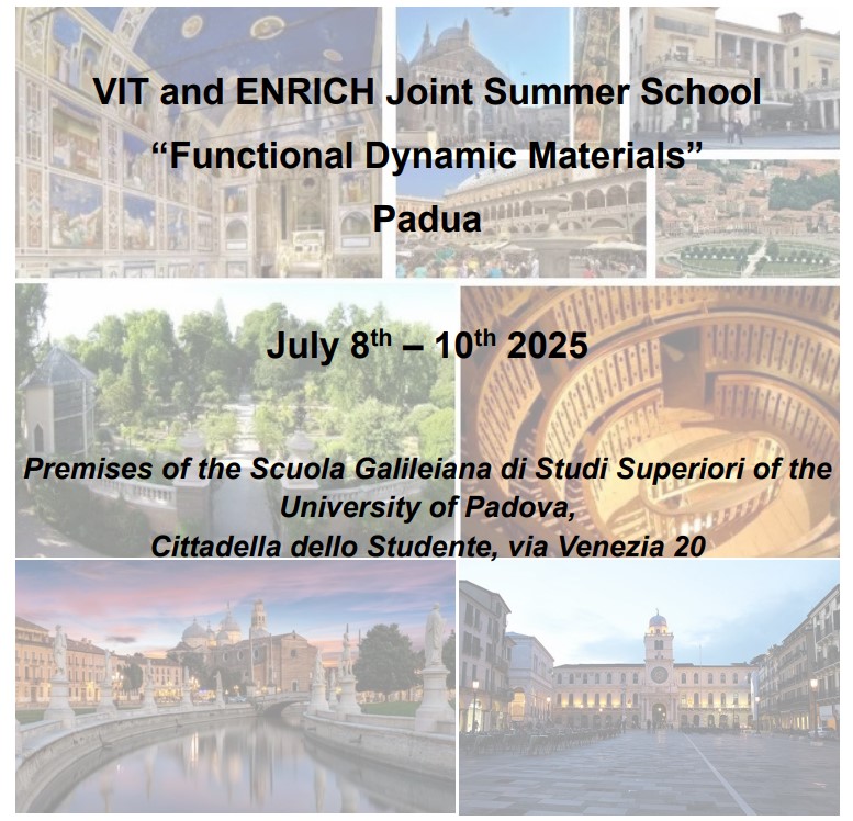 The first #summerschool of the #ENRICHproject is approaching!
8-10 July in Padua, stay tuned!
<a href="/UniPD_Research/">University of Padua Research</a> <a href="/unipr/">Università di Parma</a>
