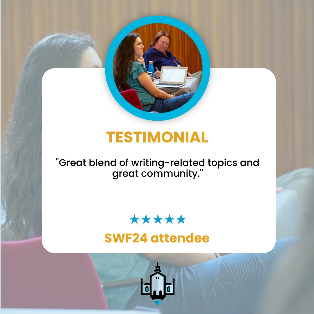 Community. Craft. Business insights. Find out why nearly 100% of our attendees over the past 8 years say they'd recommend us to a friend!

Learn more: stockholmwritersfestival.com