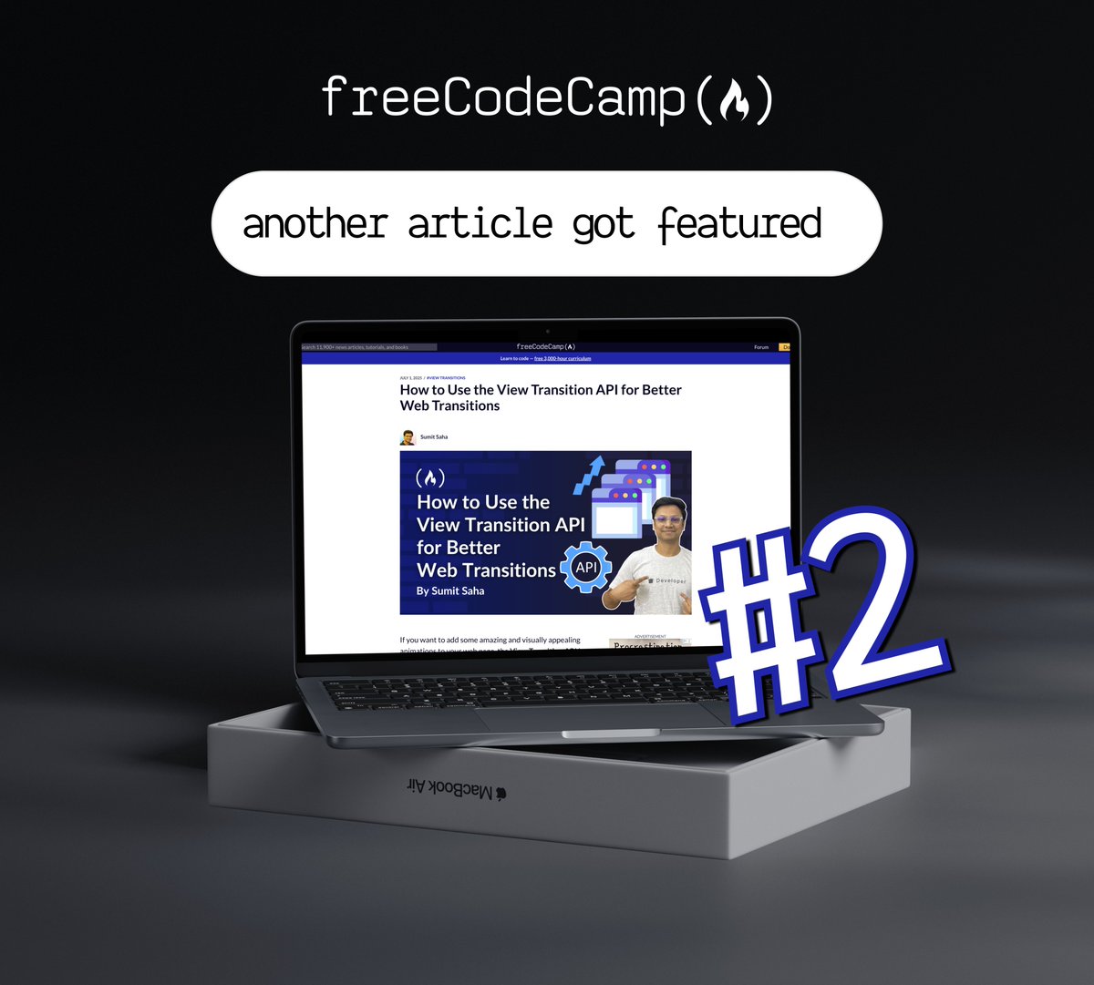 logicbaselabs's tweet image. I’m excited to share my second article on  ⁨@freecodecamp⁩  – all about the View Transition API!
📝 Read it here: lnkd.in/gTtKgwXa

This powerful API lets you create smooth, eye-catching transitions between web pages.

#javascript #css #animation #React