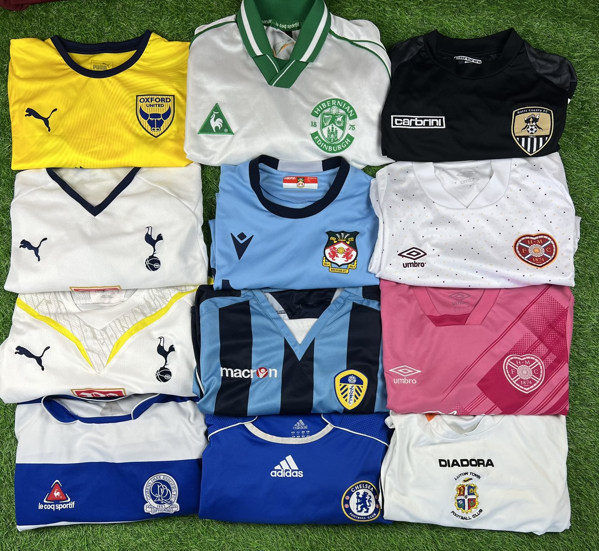 Today’s selection ⚽️
#weeksfootballfinds #hibernian #heartofmidlothian #oxfordunited #chelsea #tottenhamhotspur #leedsunited #qpr