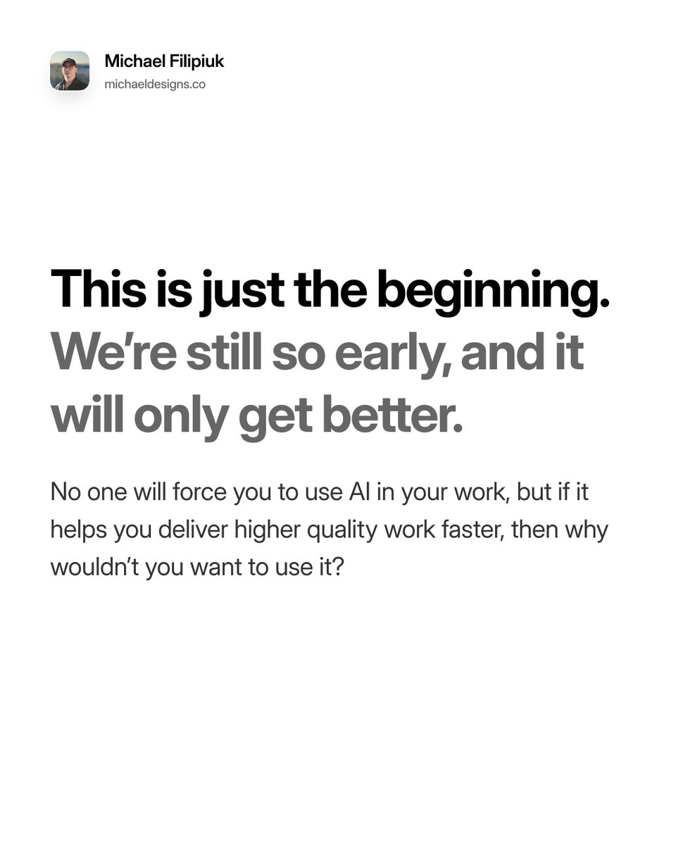 Michael · Design Partner tweet media