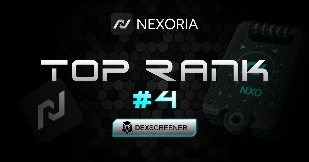 🚨 From potential to performance. $NXO is now Top#4 on DexScreener. Get in while you can
dexscreener.com/solana/GqJK2CW…