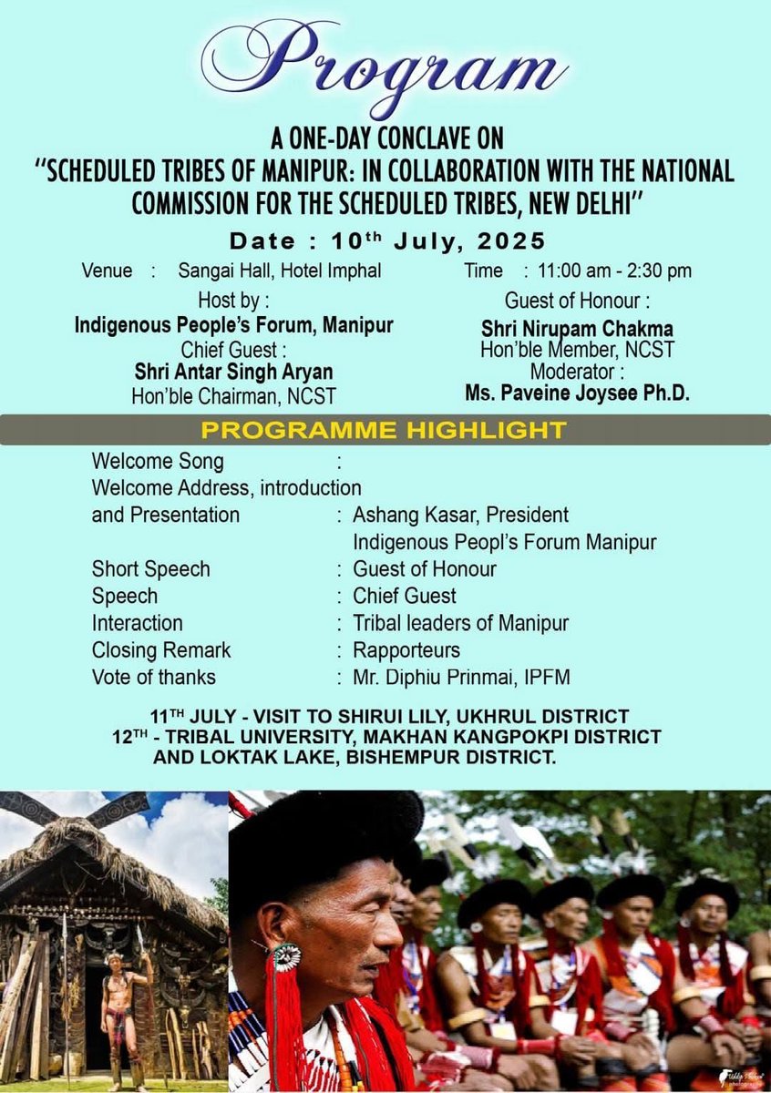 Trobada de les tribus del Manipur, Índia