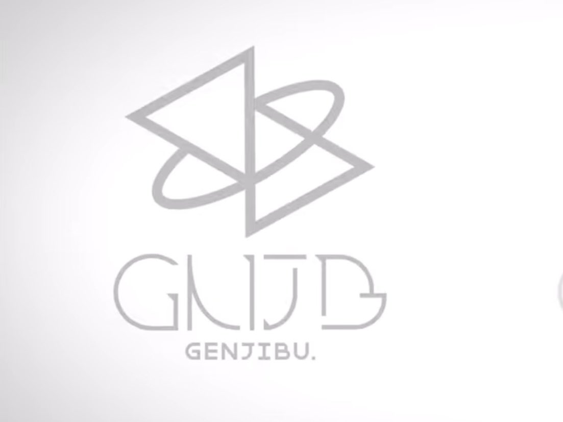 げんじぶのロゴ、序破急のペンライトは従来のロゴ（棒）と新ロゴ