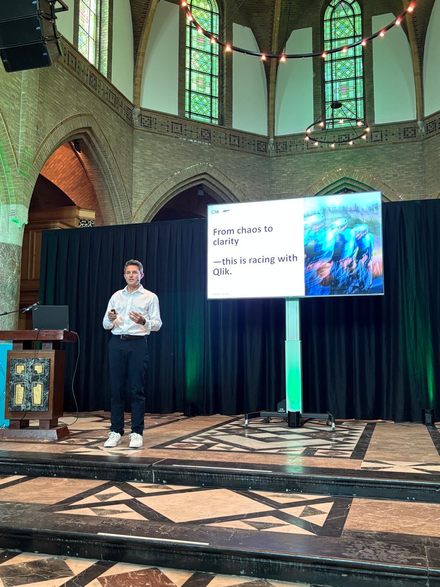 Qlik UK (@qlik_uk) on Twitter photo โFrom chaos to clarity โ this is racing with Qlik.โ ๐
A standout keynote today from <a href="/dougryd/">Douglas Ryder</a> of <a href="/Q36_5ProCycling/">Q36.5 Pro Cycling Team</a> team at #AIRealityTour ๐ณ๐ฑ, showing how their โ25th riderโ @Qlik turns millions of #data points across 200+ race days into decisive wins. โFrom chaos to clarity โ this is racing with Qlik.โ ๐
A standout keynote today from <a href="/dougryd/">Douglas Ryder</a> of <a href="/Q36_5ProCycling/">Q36.5 Pro Cycling Team</a> team at #AIRealityTour ๐ณ๐ฑ, showing how their โ25th riderโ @Qlik turns millions of #data points across 200+ race days into decisive wins.