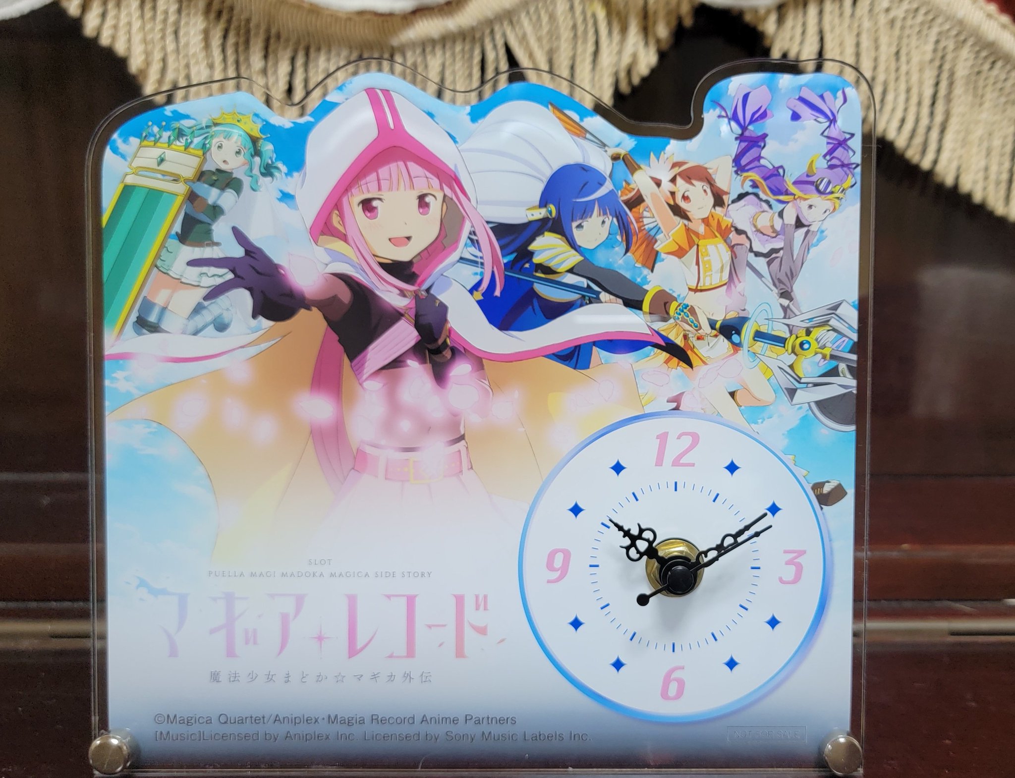 マギアレコード　アクリル時計　当選品　ユニバーサル マギアレコード アクリル時計 当選品 ユニバーサル （e マギア