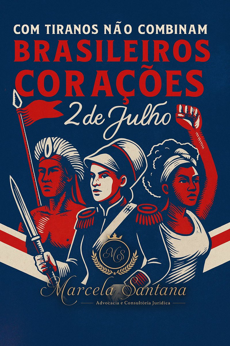 Maah_css's tweet photo. 2 de Julho é mais que história: é resistência viva.
É o povo negro, pobre e valente enfrentando a desigualdade, o preconceito e a violência.
Pela democracia, pela Constituição, pela verdadeira pátria: o povo. 💙❤️🤍🇧🇷
#2deJulho #IndependênciaDaBahia https://t.co/cMqsZ9dj17