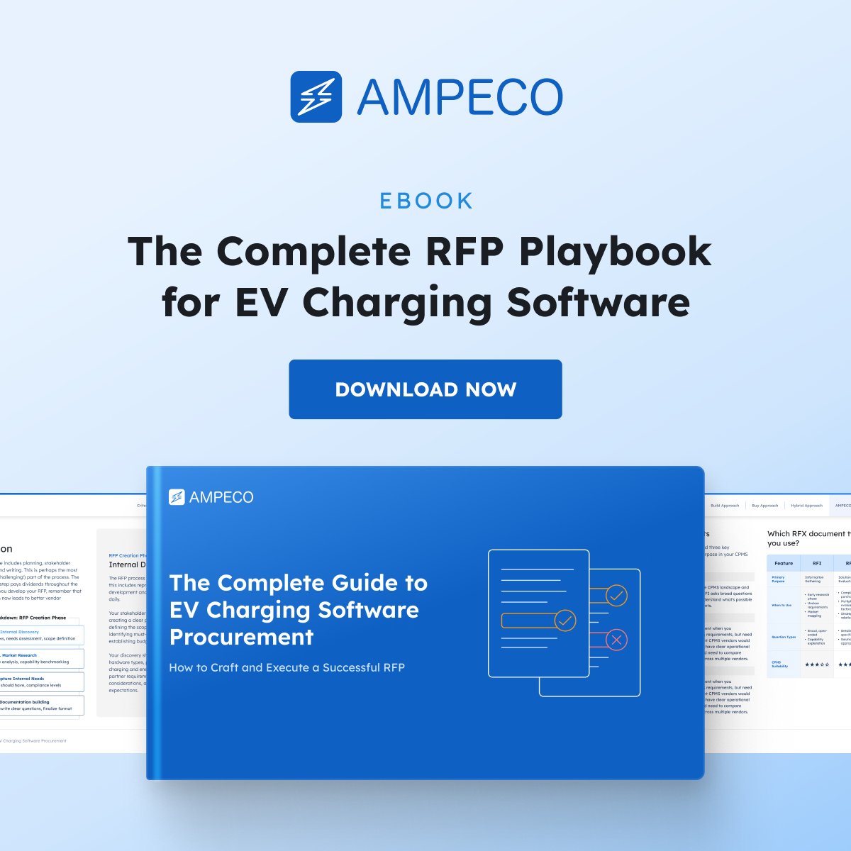 The AMPECO team has created "The Complete Guide to EV Charging Software Procurement" – a proven 5-phase RFP framework that eliminates procurement guesswork and helps you find your ideal CPMS partner.
Learn how to transform your CPMS procurement strategy: ampeco.com/ebooks/rfp-gui…