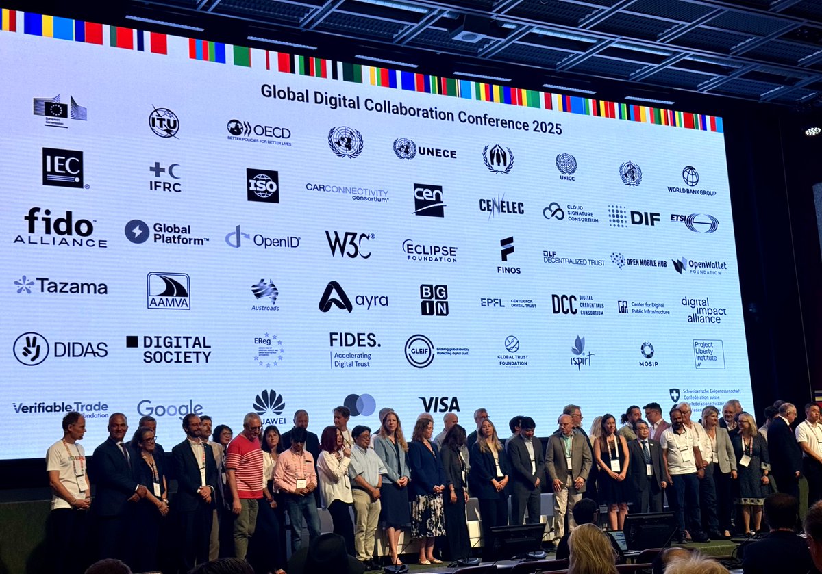 Honored to represent <a href="/UNECE/">UNECE</a> at #GDCC2025, co-hosted by the Swiss Confederation! 🌍 Showcasing @UNCEFACT’s work on digital trade, identity &amp; sustainability—advancing traceability, transparency &amp; closing the trade finance gap.
#UNECE #DigitalTrade #UNCEFACT