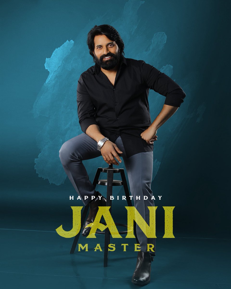 PulagamOfficial's tweet photo. Wishing the Pan-Indian Popular Choreographer @AlwaysJani a Happy Birthday 💐

Wish you the best in everything ahead #HBDJaniMaster

#Jailer2 #Peddi #MassJathara #AndhraKingTaluka #45TheMovie #Thama #ArjunUstara #KDTheDevil #YoursSincerelyRAAM #LoveInsuranceKompany https://t.co/TXDyIFHZp2