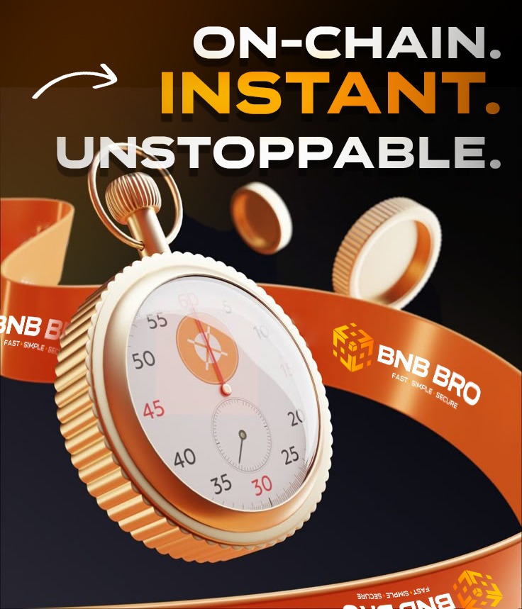 bnbbroofficial's tweet photo. 🔶 ON-CHAIN. INSTANT. UNSTOPPABLE. 🔶

At BNB BRO, we don’t believe in waiting.
We believe in earning the second you tap in.

⏱ Because time is money.
And we don’t waste either.

✅ Start here → https://t.co/RPLMjymKFT https://t.co/waHj81cK3X