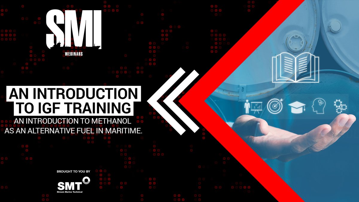 An Introduction to IGF Training: An Introduction to Methanol as an Alternative Fuel In Maritime.

Watch the full webinar: shipmanagementinternational.com/webinars-and-p…

#Maritime #Shipping #Industry #Innovation #Optimisation #training #methanol #metanolfuel