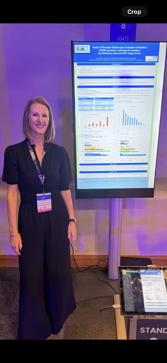 Laura Harbert (@lauraharbertslt) on Twitter photo Thrilled to present on the swallow, tracheostomy wean and ENT image review outcomes from our FEES service audit at ICSSOA25, on behalf of our wonderful team, making a huge difference to patient safety and quality of life 🙌🏻🗣️🎥🥤🫁🫀<a href="/GSTT_ICU/">Guy's & St Thomas' NHS Trust Critical Care</a> <a href="/ICS_updates/">Intensive Care Society 💙</a> #SOA25 #SLT #FEES Thrilled to present on the swallow, tracheostomy wean and ENT image review outcomes from our FEES service audit at ICSSOA25, on behalf of our wonderful team, making a huge difference to patient safety and quality of life 🙌🏻🗣️🎥🥤🫁🫀<a href="/GSTT_ICU/">Guy's & St Thomas' NHS Trust Critical Care</a> <a href="/ICS_updates/">Intensive Care Society 💙</a> #SOA25 #SLT #FEES
