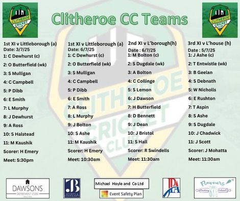 Clitheroe Cricket Club 💚💛 (@clitheroe_cc) on Twitter photo 