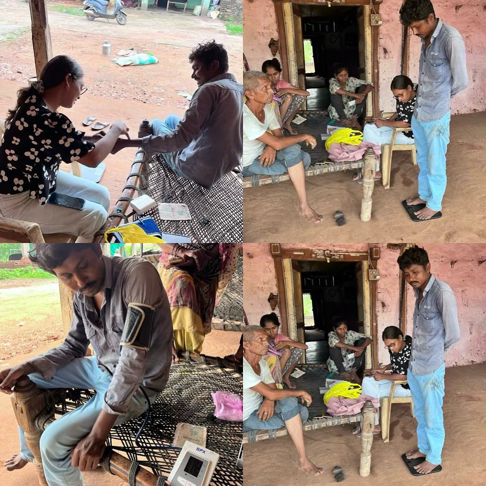 prag_9602's tweet photo. tb patient visit at ambava 
AAM ambava PHC jitpur https://t.co/nnq31kHjE4