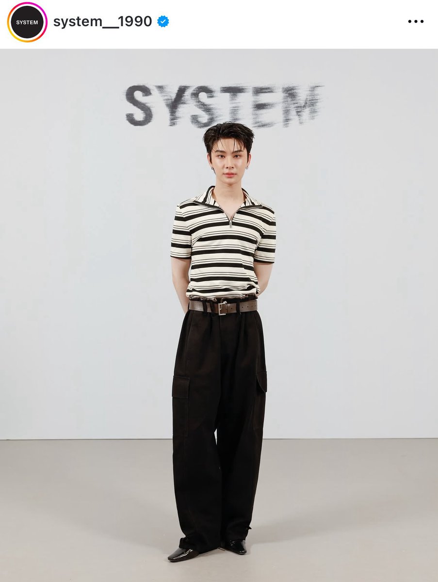 onyourthnx_2me's tweet photo. รูปน้องไทยจากแบรนด์ SYSTEM ลุคนี้คุณชายสุดๆ หล่อประจักษ์เป็นรูปที่ควรมีทุกบ้าน
THAIBUS SYSTEM PFW SS26
#SystemxTHAI
#MintxBUSinPFW #SYSTEMSS26
#SYSTEM1990 #SYSTEM
#THAIchayanon @thaichayanon https://t.co/HWvod1RHfF