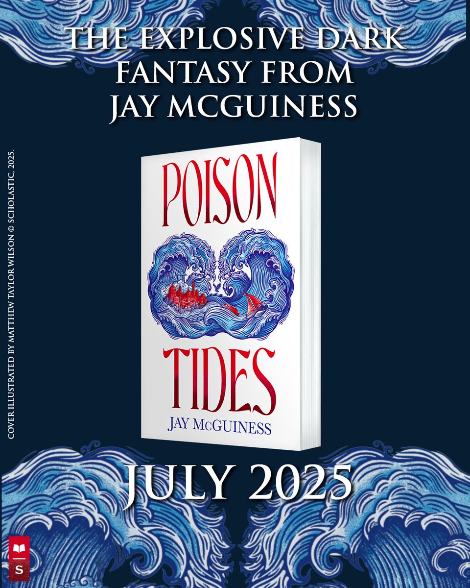 Happy publication day <a href="/JayMcGuiness/">Jay McGuiness</a> 🌊 

Poison Tides is an explosive dark fantasy, perfect for fans of The Hunger Games and Leigh Bardugo. 

A story of love, witchcraft, betrayal and murder...

Out today! #PoisonTides #BloodFlowers