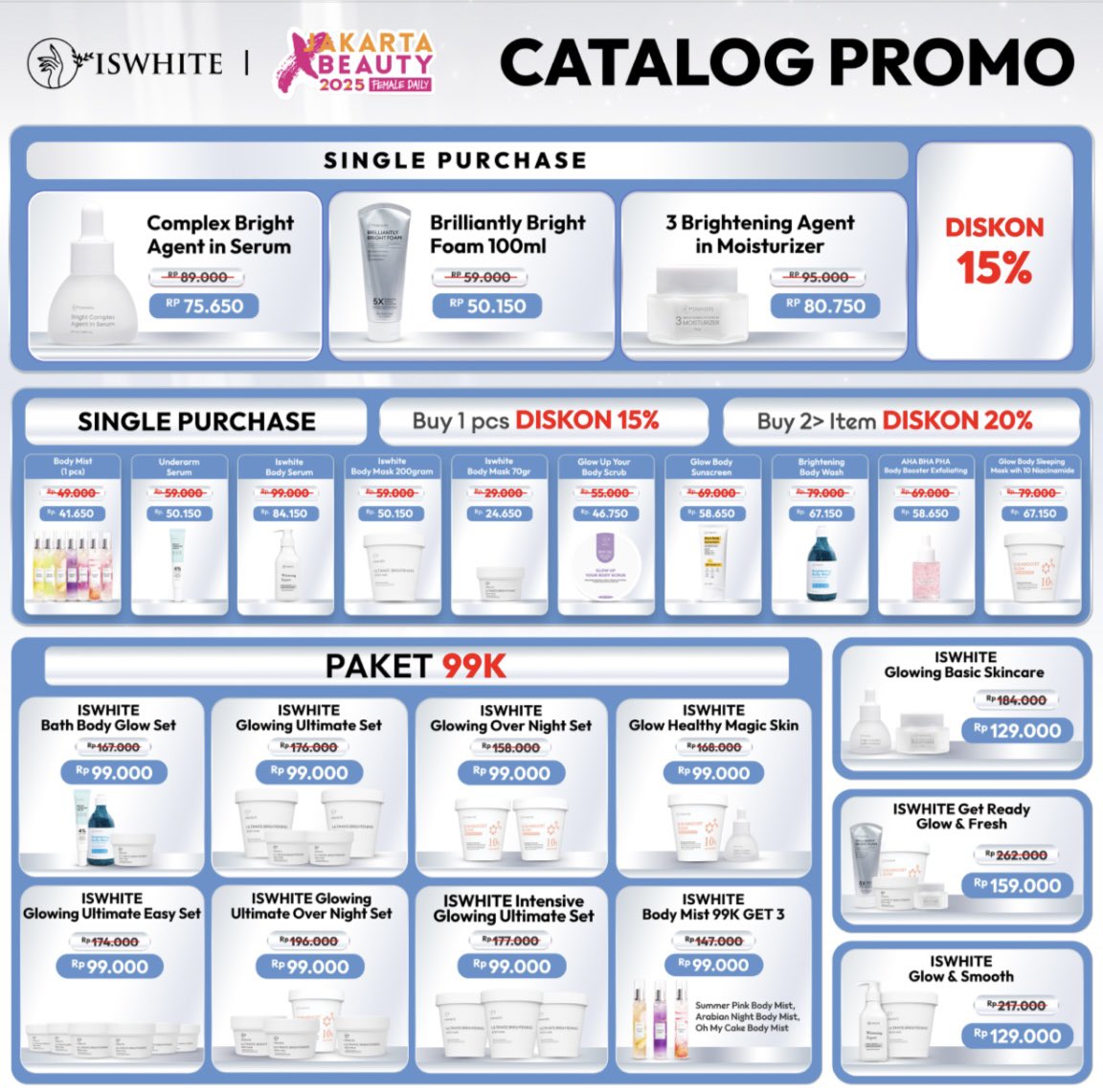 Ada promo iswhite nih di JXB. Yuk yang mau dm aja✨

Wts iswhite #zonauang #zonajajan