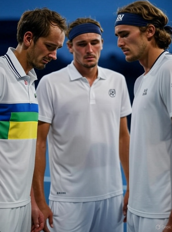 RomainGli's tweet photo. Une génération ‘sacrifiée’ ?

Les temps sont dus pour Tsitsipas, Medvedev et Zverev, qui, après avoir subi la loi du légendaire « Big4 » , semble désormais dépassée par le « Big2 »

Question : vous sentez-vous pris en étau entre 2 générations ou comme une génération dominante ? https://t.co/OkzVYT5n18