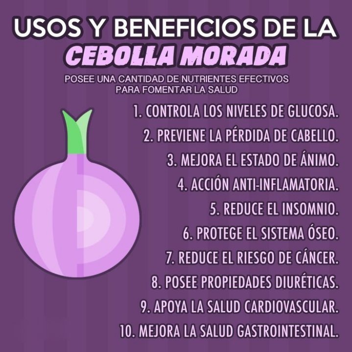✨💫🌿☀️Tip Salud☀️🌿💫✨

✨Cebolla Morada✨

*Regálame un Gracias así se que me lees y te gusta mi contenido*