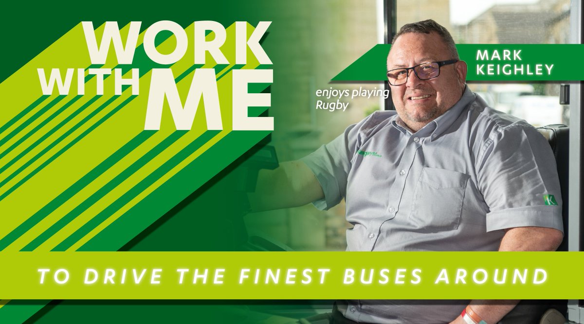 👍 Join our team and work with Martin here in Keighley!
🤑 Earn up to £16.28 per hr serving our wonderful customers and driving our buses - both full and part time positions available, and we can teach you how to drive a bus!
ℹ️ Find your career with us &gt; loom.ly/74j065s