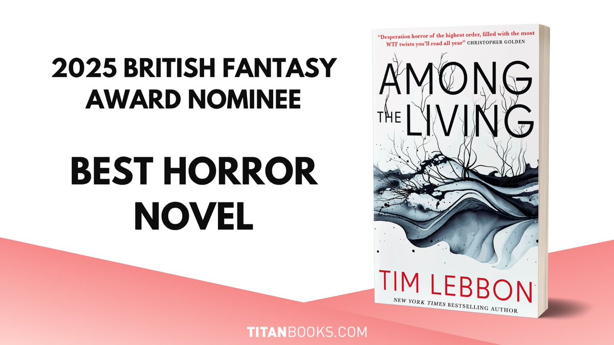 🖤 AMONG THE LIVING by <a href="/timlebbon/">Tim Lebbon</a> is nominated for Best Horror Novel