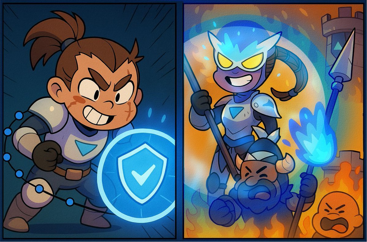 One calls the shots. The other charges in flames.

Together? Towers don’t stand a chance.