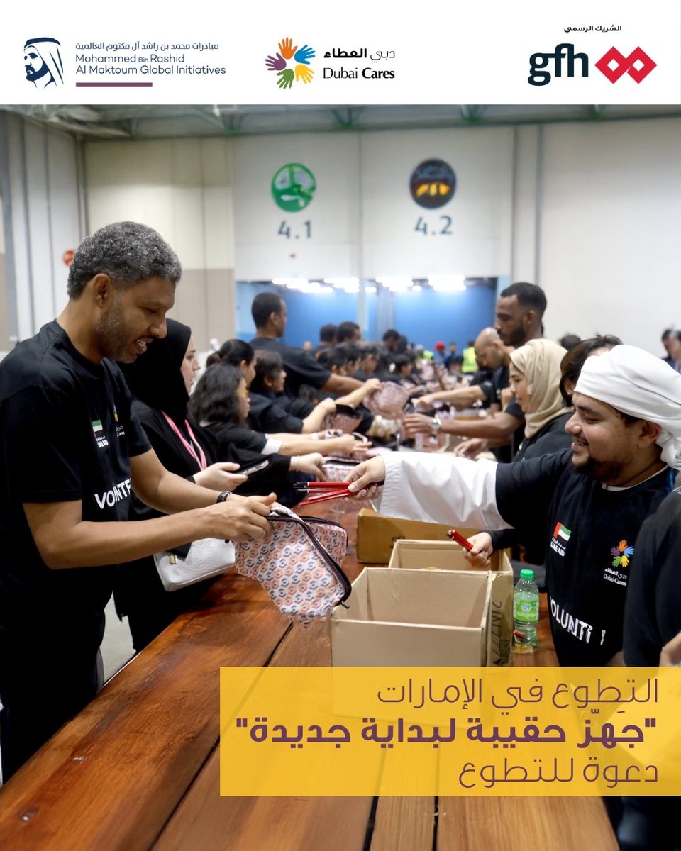 Registration Now Open!
Looking to make an impact this summer? Join us for “Pack for Impact”, under Volunteer Emirates, generously sponsored by GFH Financial Group.
📍 Location: JW Marriott Marquis Hotel Dubai - Emirates Hall
📅 Date: Friday, 11 July 2025
🎒 Goal: Assemble 2,000