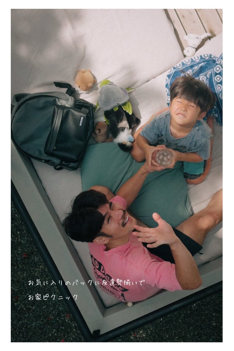 kojiandshiba's tweet image. Picnic time🌳✨🌸
Why does the early summer breeze feel so incredibly nice?🥰🥰
#MATO #ペアレンツバッグ #pr
@matobymarlmarl