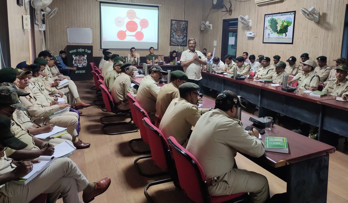 wti_org_india's tweet image. WTI & @minforestmp conducted a 3-day “Wildlife Crime Prevention Training” for 50 frontline staff of Kanha Tiger Reserve (June 29 -July 1)
Supported by Japan Tiger & Elephant Fund (JTEF), the training was led by Adv. Yash Kumar Soni, & WTI team-Dr. RP Mishra & Monesh Singh Tomar.