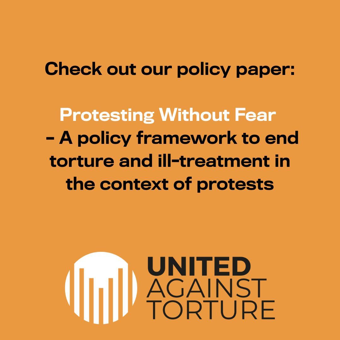omctorg's tweet image. 📢 New Policy Paper Launch: Protesting Without Fear
Our new paper “Protesting without fear” reveals how these abuses persist in plain sight, exposes the scale of this issue and outlines urgent measures grounded in the anti-torture framework.
🔗 Read our latest policy paper :…