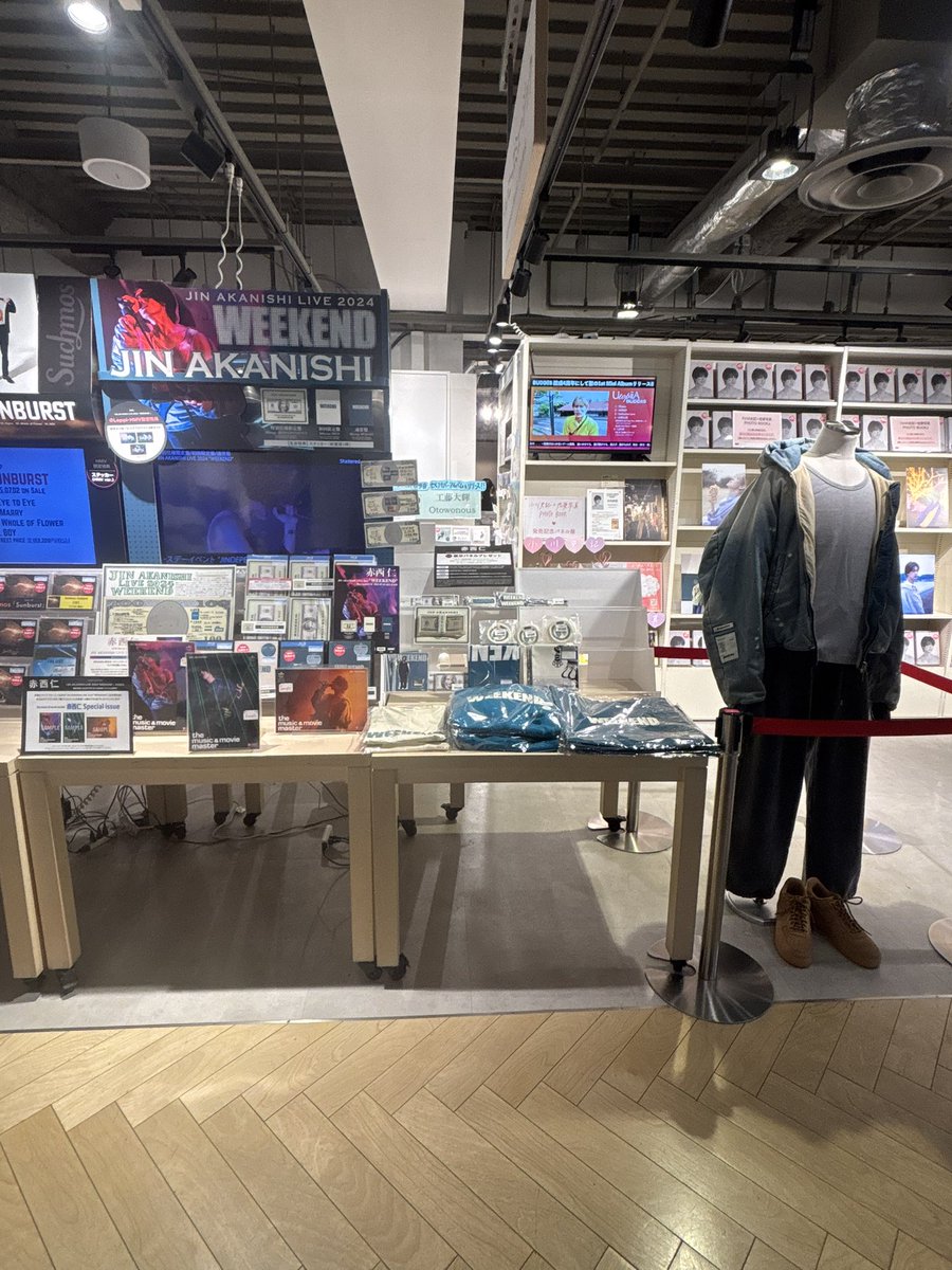 kKjAjTkTtUyN's tweet photo. 赤西さんの衣装展コンプリート🥰
#赤西仁
#JINAKANISHI
#YELLOWNOTE
#WEEKEND
#タワレコ梅田NU茶屋町店
#タワレコあべのHoop店
#タワレコ渋谷店
#HMV渋谷店 https://t.co/HTud51EbVt