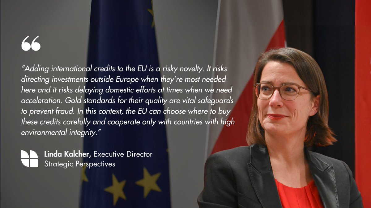 Strategic Perspectives (@strategiceu) on Twitter photo “Adding international credits to the EU is a risky novelty," commented our Executive Director <a href="/LindaCulture/">Linda Kalcher</a>.
Read our full reactions to the Commission's 2040 climate target proposal 👇
strategicperspectives.eu/wp-content/upl… “Adding international credits to the EU is a risky novelty," commented our Executive Director <a href="/LindaCulture/">Linda Kalcher</a>.
Read our full reactions to the Commission's 2040 climate target proposal 👇
strategicperspectives.eu/wp-content/upl…