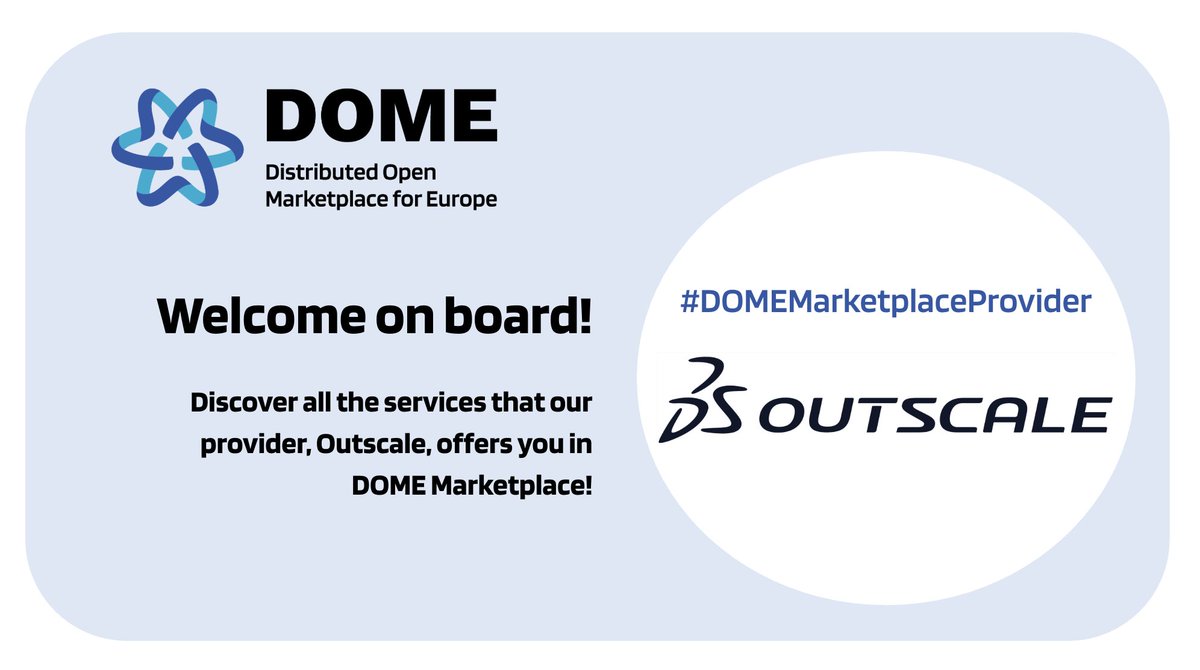 DomeMarketplace's tweet photo. 🚀 Meet #DOMEMarketplaceProvider @outscale by @Dassault3DS – a sovereign &amp; sustainable XaaS provider offering services such as:
✅ Low-code automation (Process Experience)
✅ Efficient LLMs (Codestral, Mistral)
✅ Compact SLM (Ministral 8B for IoT)
More?👉 https://t.co/q72q6snE71 https://t.co/GgsfCjSiXv