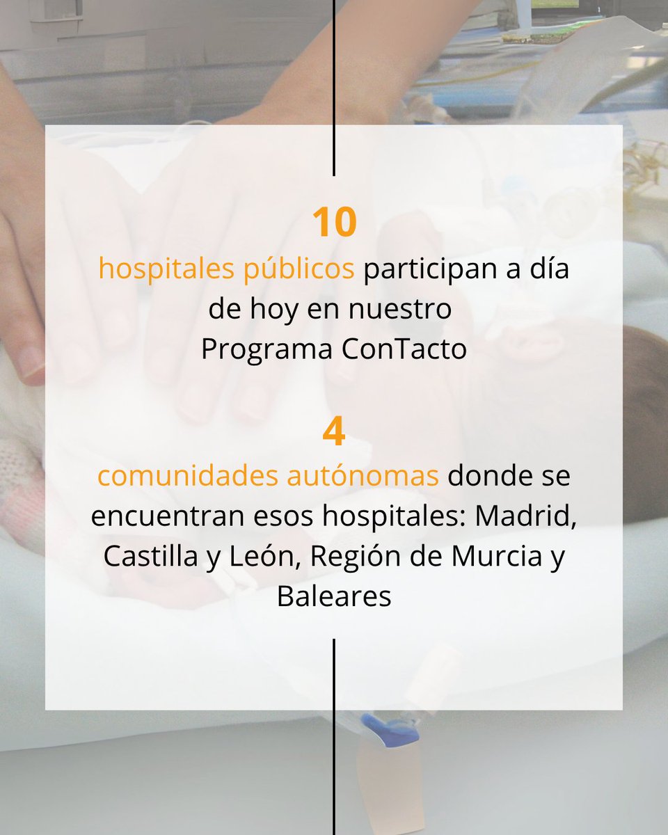 APREMprematuros's tweet photo. ¿Qué cuentan los números del #ProgramaConTacto? compromiso con las familias, apoyo integral individualizado, cercanía de colaboradores y voluntarios y mucho más...
Colaboran: @fundlacaixa y @msocialgob
#ConvocatoriasProyectosSociales #FundaciónlaCaixa #MinisterioDerechosSociales https://t.co/3uDcRuwOc0