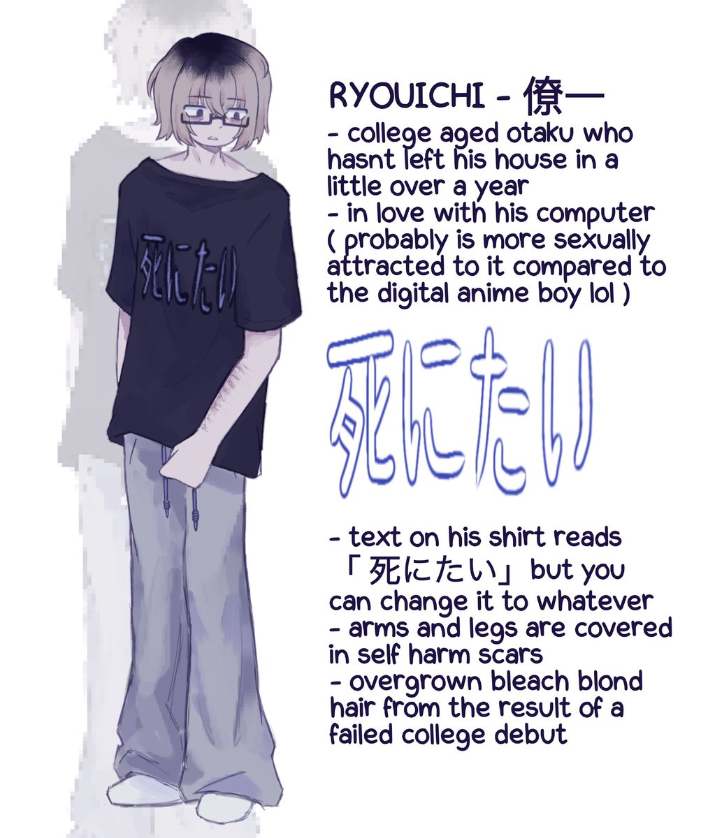 ctrl_sleep's tweet photo. ref  sheets  from  a  story  ive  been  calling  " degen !  darling !  download ! " https://t.co/9UKKPHDM7R