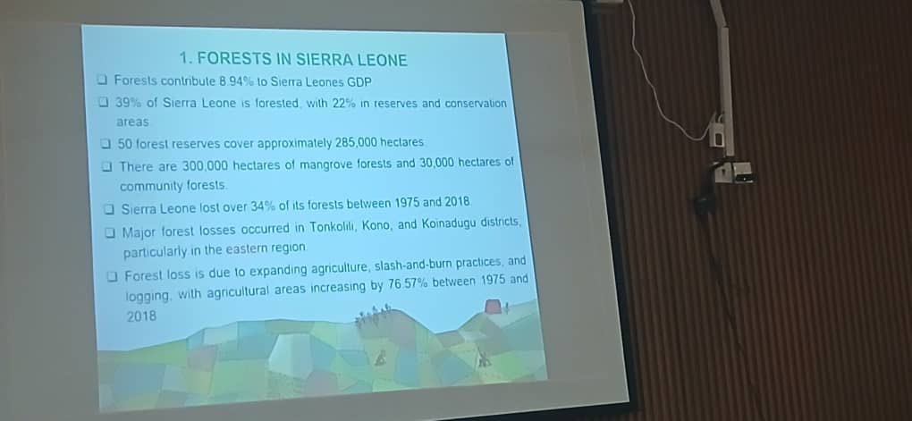 SLEM_SL's tweet photo. Honoured to join last week’s stakeholder meeting on forming National CSO &amp; Private Sector Networks for REDD+.

Thanks to @CCSL for uniting us around forest conservation and climate action in Sierra Leone!

Thanks to Aruna Senesie for representing us and making an impart. https://t.co/7uayVgTmks