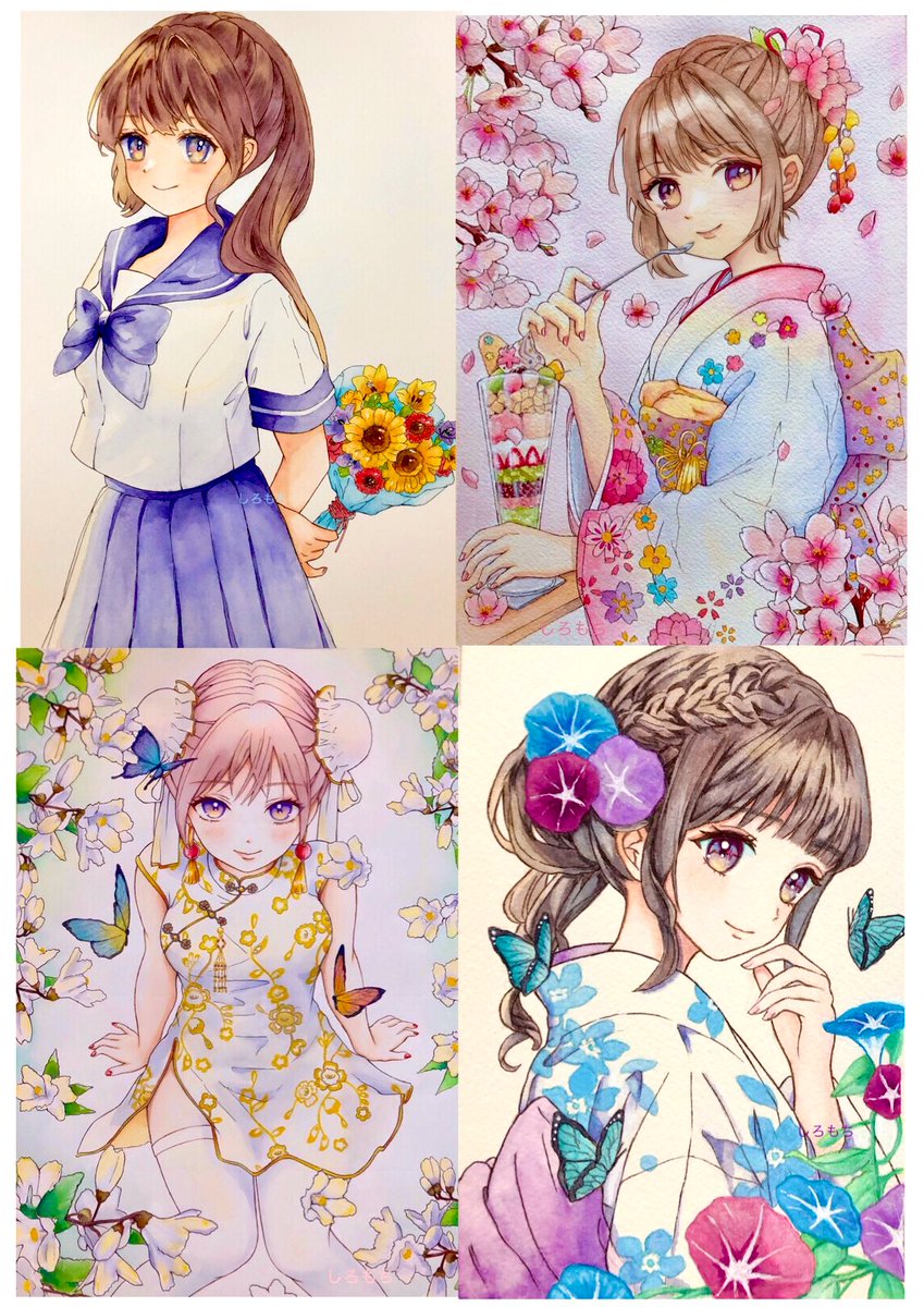 #アナログイラスト見たかったら私をフォローすると良いです

タグお借りします🙏透明水彩などのアナログ画材で女の子を描いています👧🏻画材を集めるのも好きです。よろしくお願いします😊‼︎