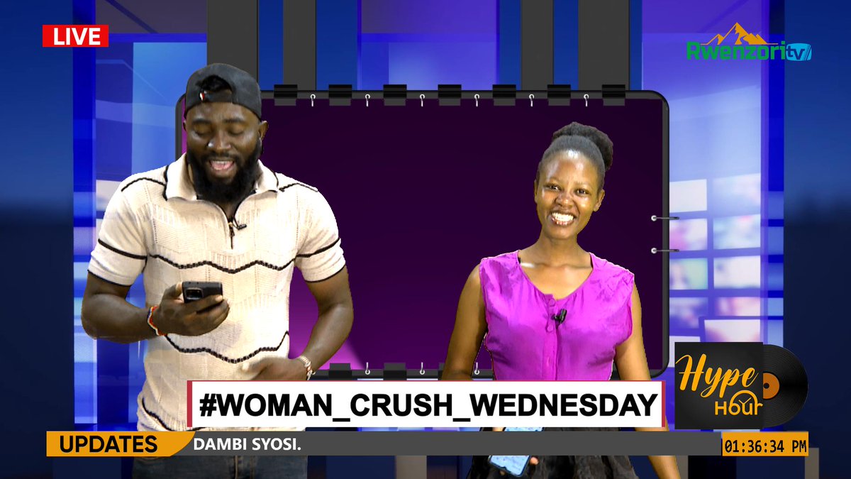 rwenzoritv1's tweet photo. It's Woman Crush Wednesday on the Hype Hour Show
Join us this afternoon to celebrate the incredible women making waves in music! Who's your #WCW? Let's uplift and support each otherππ
#HypeHour #WomenInMusic #GirlPower #WednesdayVibes #bundibugyotiktoker https://t.co/uvuNB2h6qd