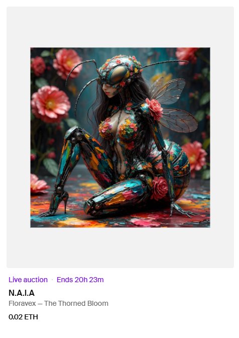 Ninetynine Tulips (@aduaras) on Twitter photo π₯ LIVE AUCTION β BIDDING WAR IN PROGRESS π₯
Our collab piece "Floravex β The Thorned Bloom" by <a href="/__N_A_I_A__/">N.A.I.A</a> is heating up in the Harmonic Collaboration 2 gallery with
<a href="/8BOUNDLESS/">8BOUNDLESS8DESIGNS8</a>
β
1.93 ETH milestone hit
βοΈ You can still win this bidding war
πΌοΈ Own a 1/1 story-bound Bandit
π π₯ LIVE AUCTION β BIDDING WAR IN PROGRESS π₯
Our collab piece "Floravex β The Thorned Bloom" by <a href="/__N_A_I_A__/">N.A.I.A</a> is heating up in the Harmonic Collaboration 2 gallery with
<a href="/8BOUNDLESS/">8BOUNDLESS8DESIGNS8</a>
β
1.93 ETH milestone hit
βοΈ You can still win this bidding war
πΌοΈ Own a 1/1 story-bound Bandit
π