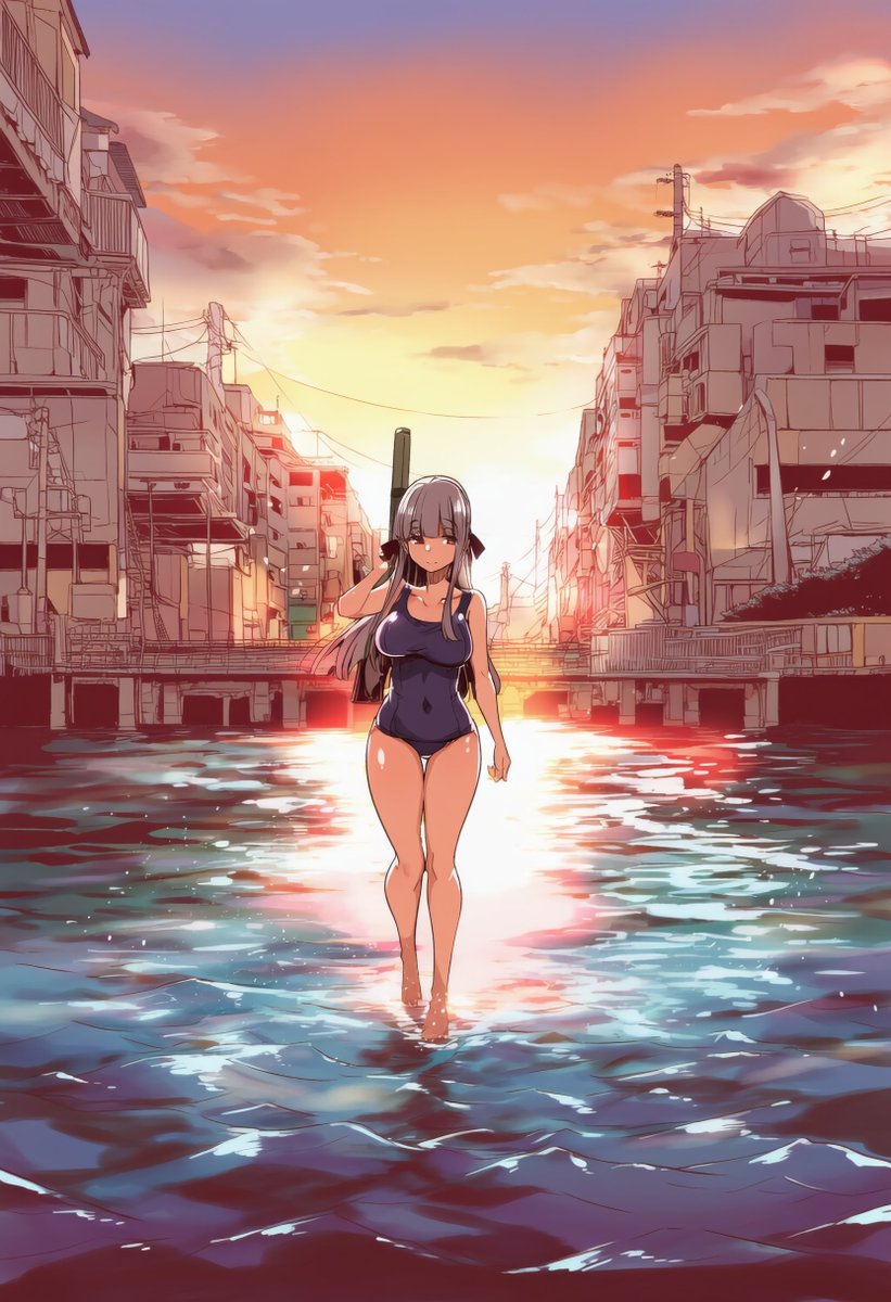 荒廃した街で生き残ってしまった少女